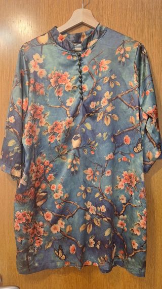 Minivestido/Blusón Estilo 70s 