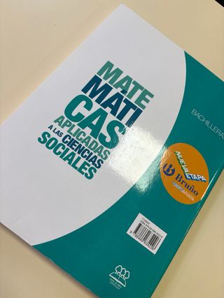 Matemáticas aplicadas a las Ciencias Sociales 2Bac
