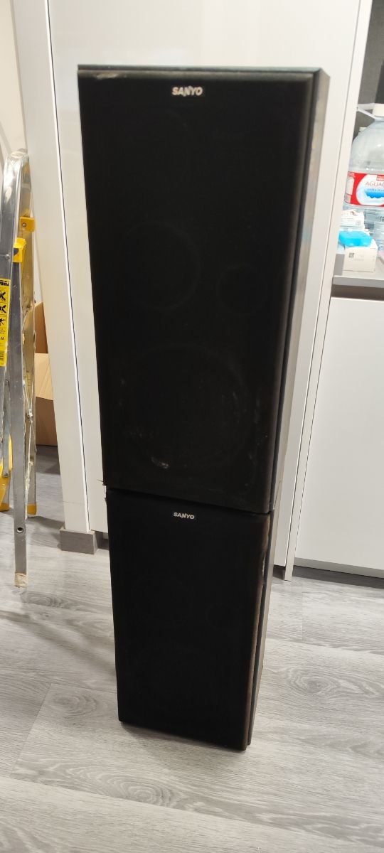 Altavoces Sanyo Negros