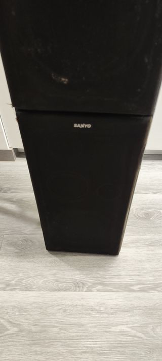 Altavoces Sanyo Negros