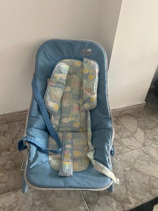 Mochila portabebés azul