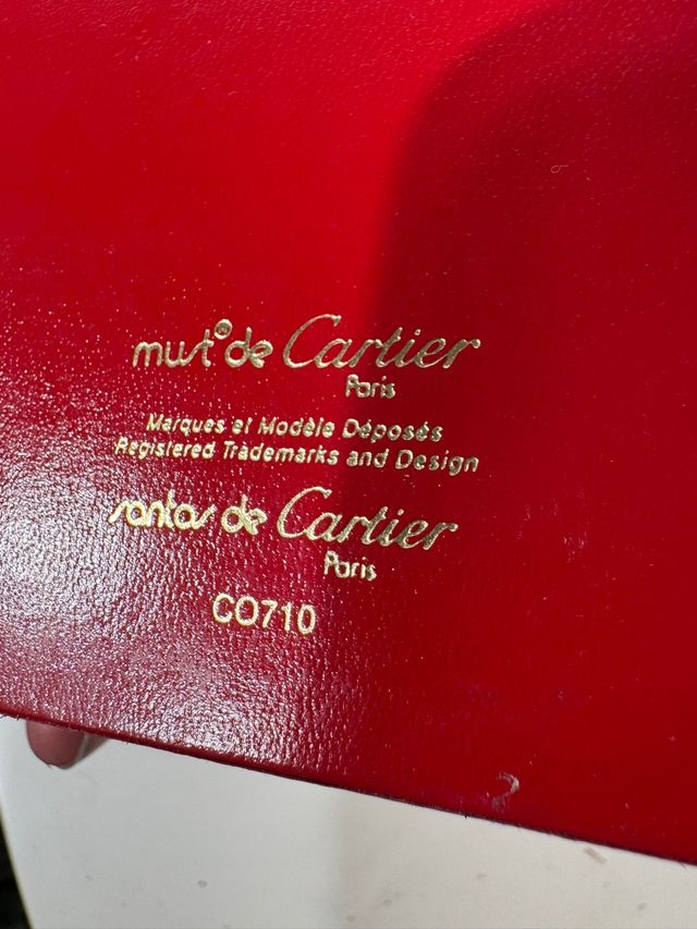 Statua espositore pubblicitario Cartier