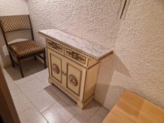 Mueble Taquillón Vintage con Encimera de Mármol