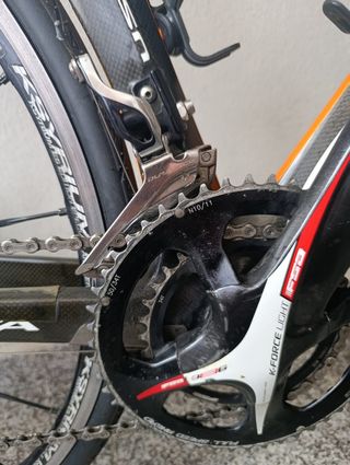 Bicicleta de carretera Orbea naranja