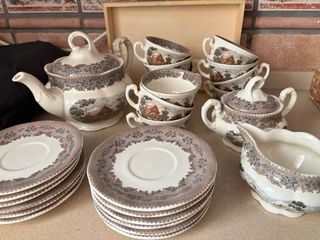 Juego de té/café La Cartuja de Sevilla