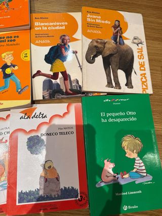 lote de 9 libros de lectura primaria