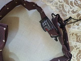 Cotton & Silk bordeaux bow tie