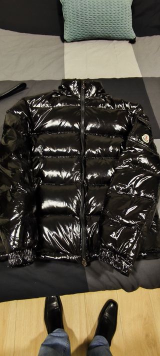 Plumas Moncler Maya Chaqueta Negra Talla L Nuevo