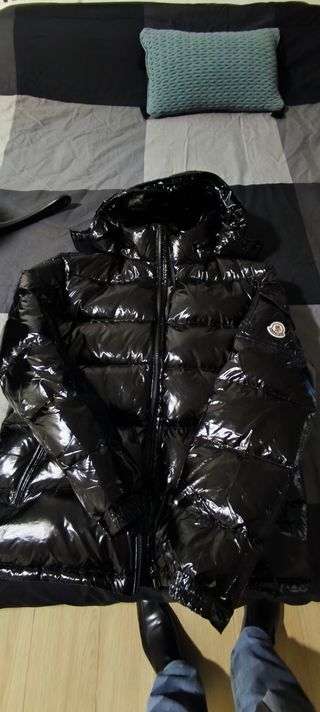 Plumas Moncler Maya Chaqueta Negra Talla L Nuevo