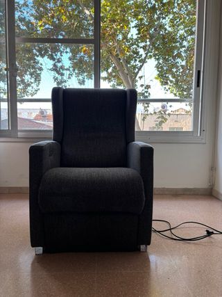 Sillón Kibuc 1 plaza eléctrico gris