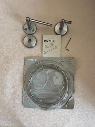 Sirga para colgar cortinas DIGNITET de acero inox.
