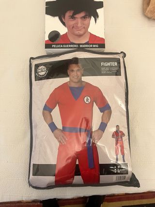 Disfraz Guerrero Goku con Peluca Talla M