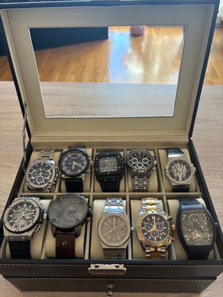 Colección de 8 relojes de lujo