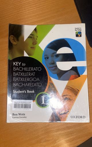 Libro de inglés de primero de bachillerato