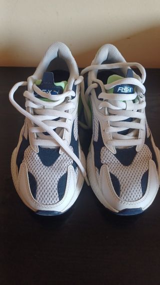 Zapatillas Puma RS-X Blancas y Azules