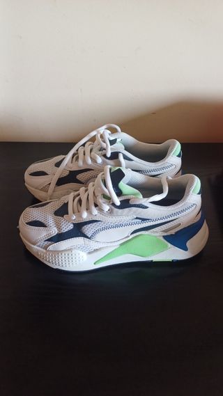 Zapatillas Puma RS-X Blancas y Azules