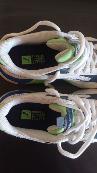 Zapatillas Puma RS-X Blancas y Azules