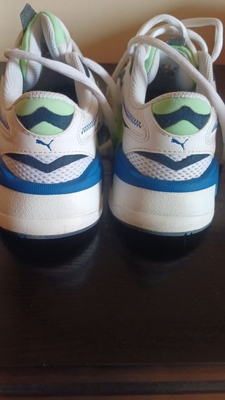 Zapatillas Puma RS-X Blancas y Azules