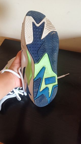 Zapatillas Puma RS-X Blancas y Azules