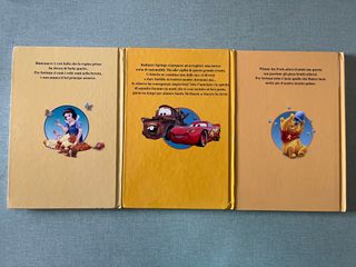 3 Libri Disney, Biancaneve, Winnie the Pooh, Cars