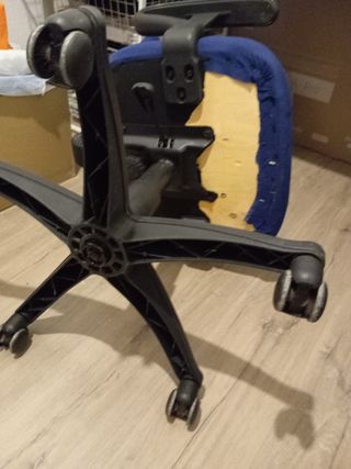 CHOLLAZO! Silla de escritorio azul y negra