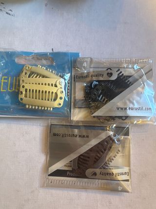 Clips para extensiones Eurostil (4 uds)