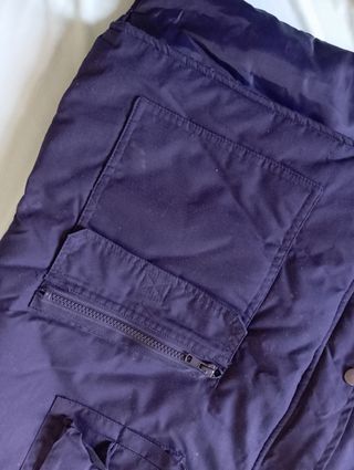 Chaleco acolchado azul marino talla XL