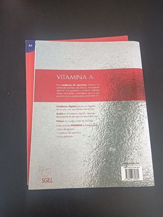 Libro y cuaderno de ejercicios VITAMINA A1