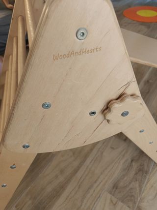 Gimnasio Montessori de madera