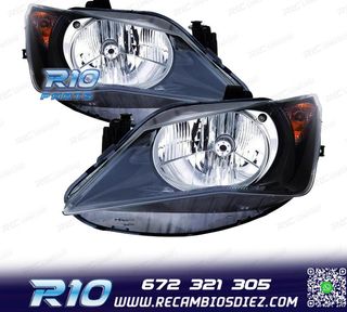 FAROS PARA SEAT IBIZA 12-15 FONDO NEGRO