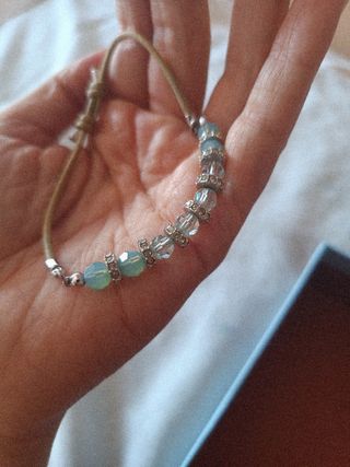 Pulsera Swarovski Mujer Azul y Plata