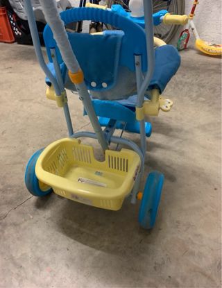 Grazioso Triciclo Blu e Giallo