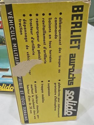 Solido Berliet Amphibie Tous Terrains Aurochs