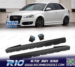 TALONERAS AUDI A3 8P 03-11 3 PUERTAS LOOK S3