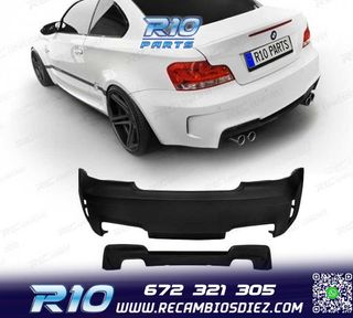 PARAGOLPES TRASERO BMW E82 E88 07-13 LOOK 1M