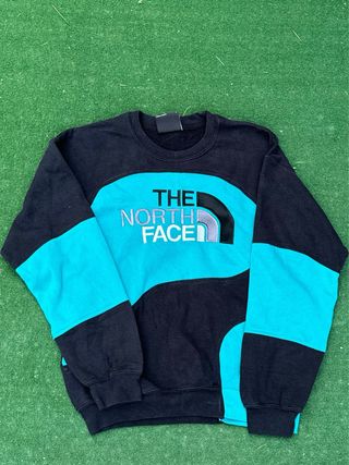 Sudadera The North Face Negra y Turquesa