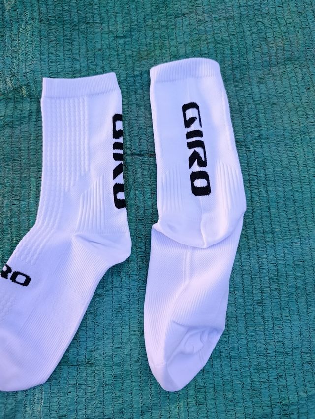 Calcetines de Ciclismo Giro Blancos