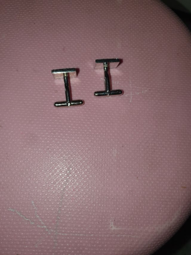 Gemelli da polso vintage quadrati