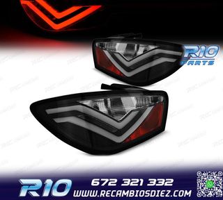 PILOTOS SEAT IBIZA 08-12 LIGHT BAR FONDO NEGRO 3 PUERTAS
