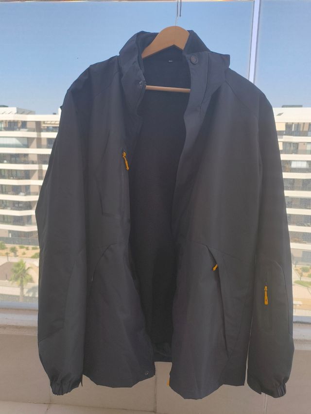 Chaqueta Outdoor Invierno Negra/Gris Talla 6XL
