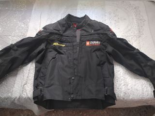 Chaqueta de moto DUHAN Racing Negra