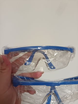 2 paia occhiali protezione lavoro