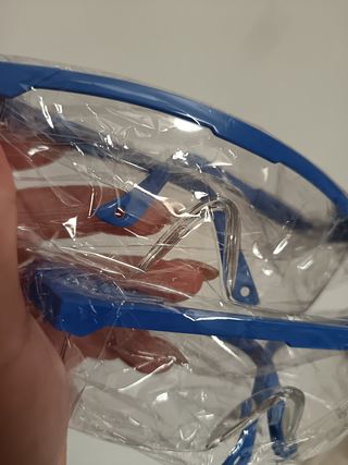 2 paia occhiali protezione lavoro