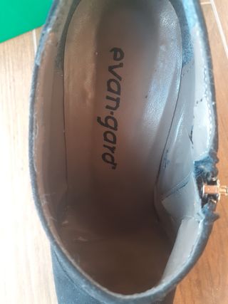 Scarpe scamosciate Evan tacco nero 36