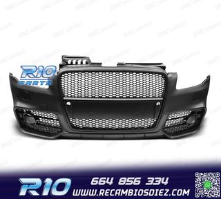 PARAGOLPES DELANTERO AUDI A4 04-07 LOOK RS4 NEGRO