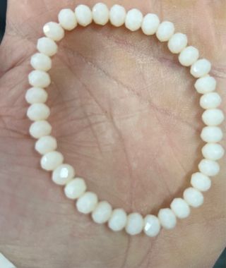 Pulsera de cristales de roca bicono