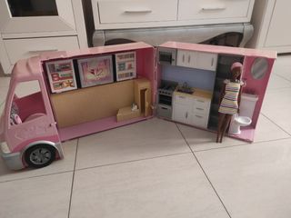 Caravana Barbie Rosa