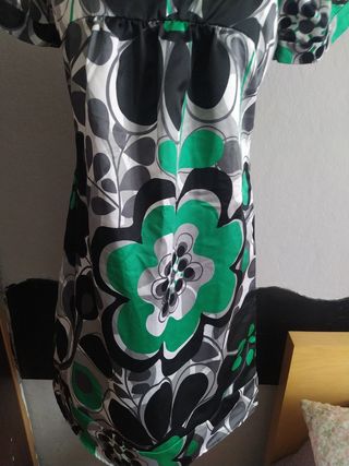 Vestido de poliéster con estampado floral