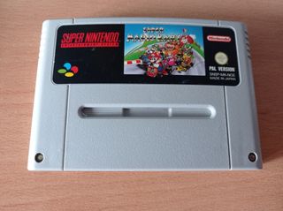 SUPER MARIO KART SUPER NINTENDO NES PAL NOE