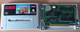 SUPER MARIO KART SUPER NINTENDO NES PAL NOE